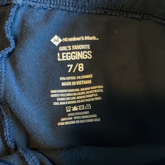 Girls 2pk leggings - Picture 3 of 4